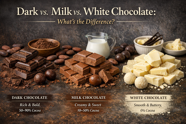 Dark vs. Milk vs. White Chocolate: Whatβs the Difference?