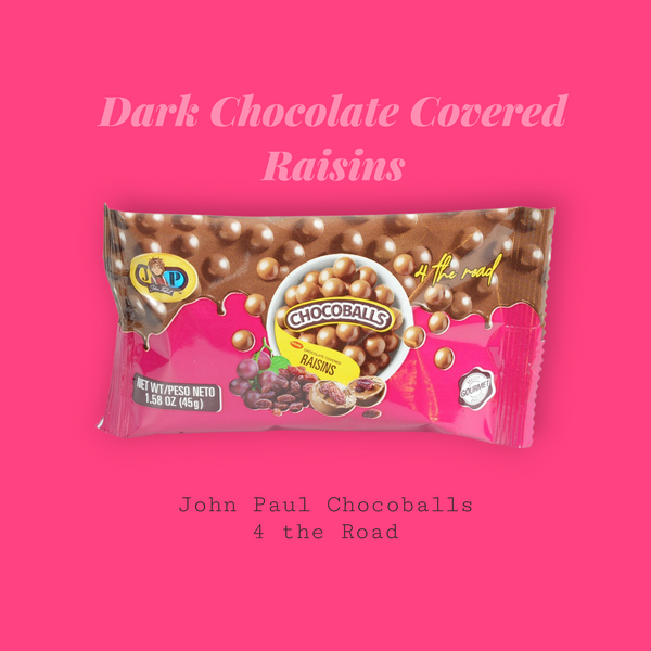 JP ChocoBalls Raisins — Dark Chocolate · 4 the Road (3-Pack)