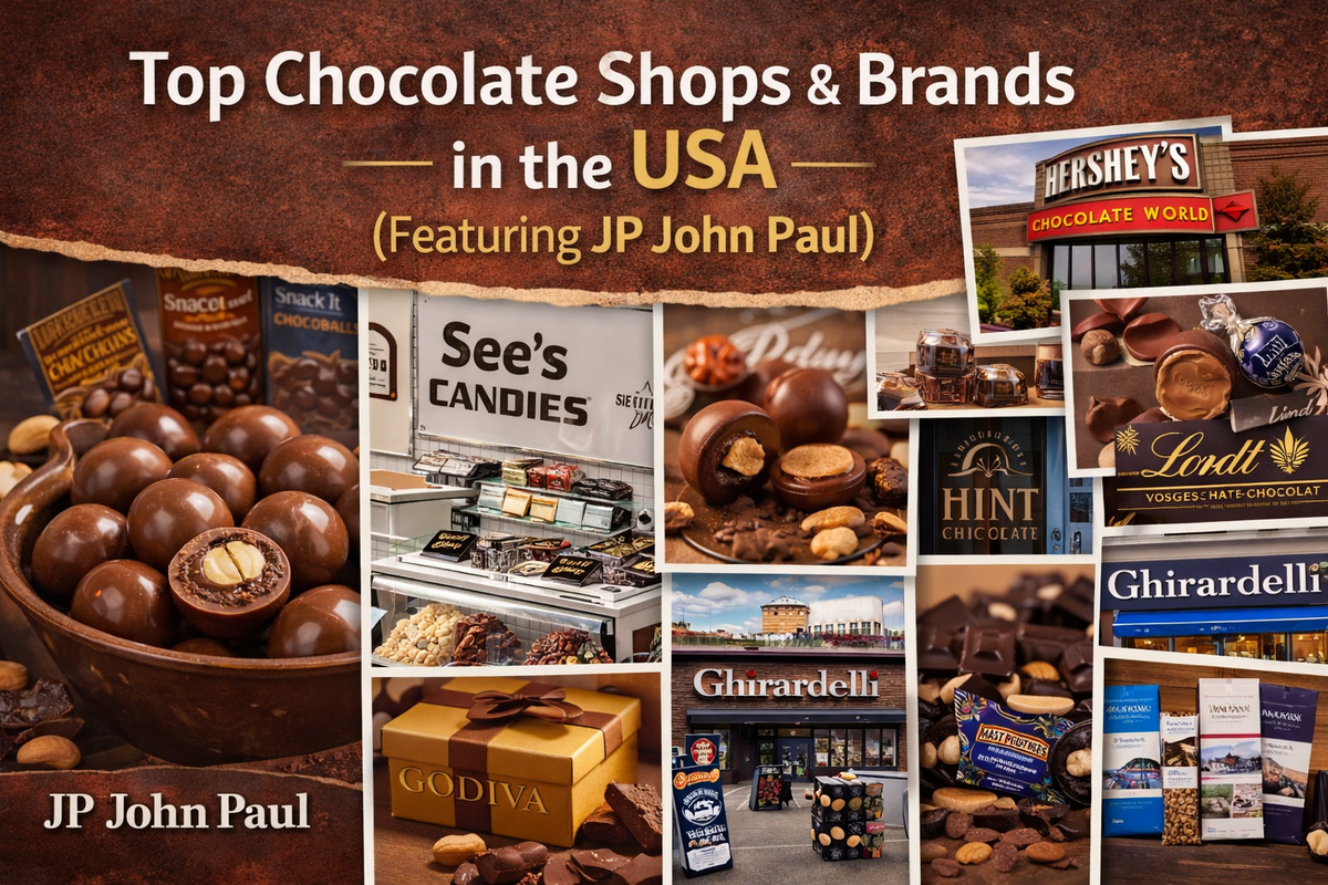 Top Chocolate Shops & Brands in the USA (Featuring JP John Paul)