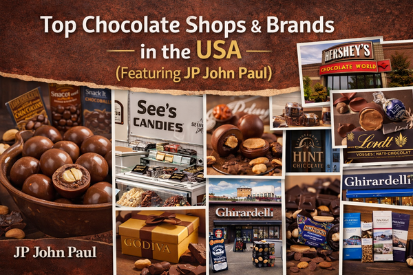 Top Chocolate Shops & Brands in the USA (Featuring JP John Paul)