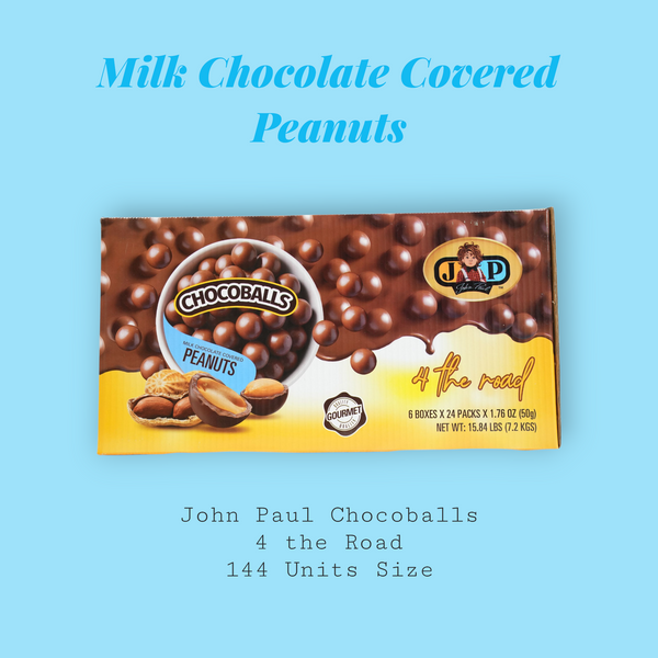 Wholesale - JP ChocoBalls Peanut - Milk Chocolate - 4 the Road
