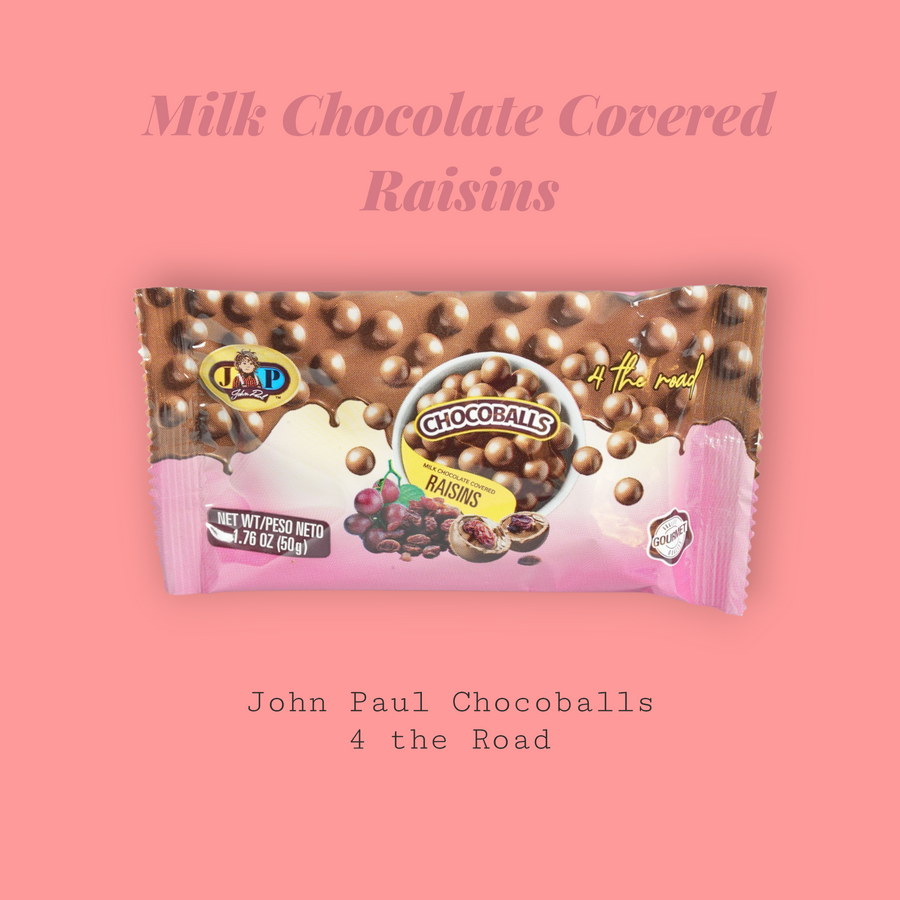 JP ChocoBalls Raisins — Milk Chocolate · 4 the Road (Single Pouch)