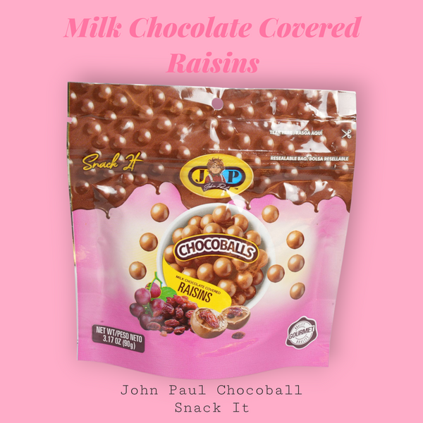 (12 pcs pack) JP ChocoBalls Raisins - Milk Chocolate - Snack It