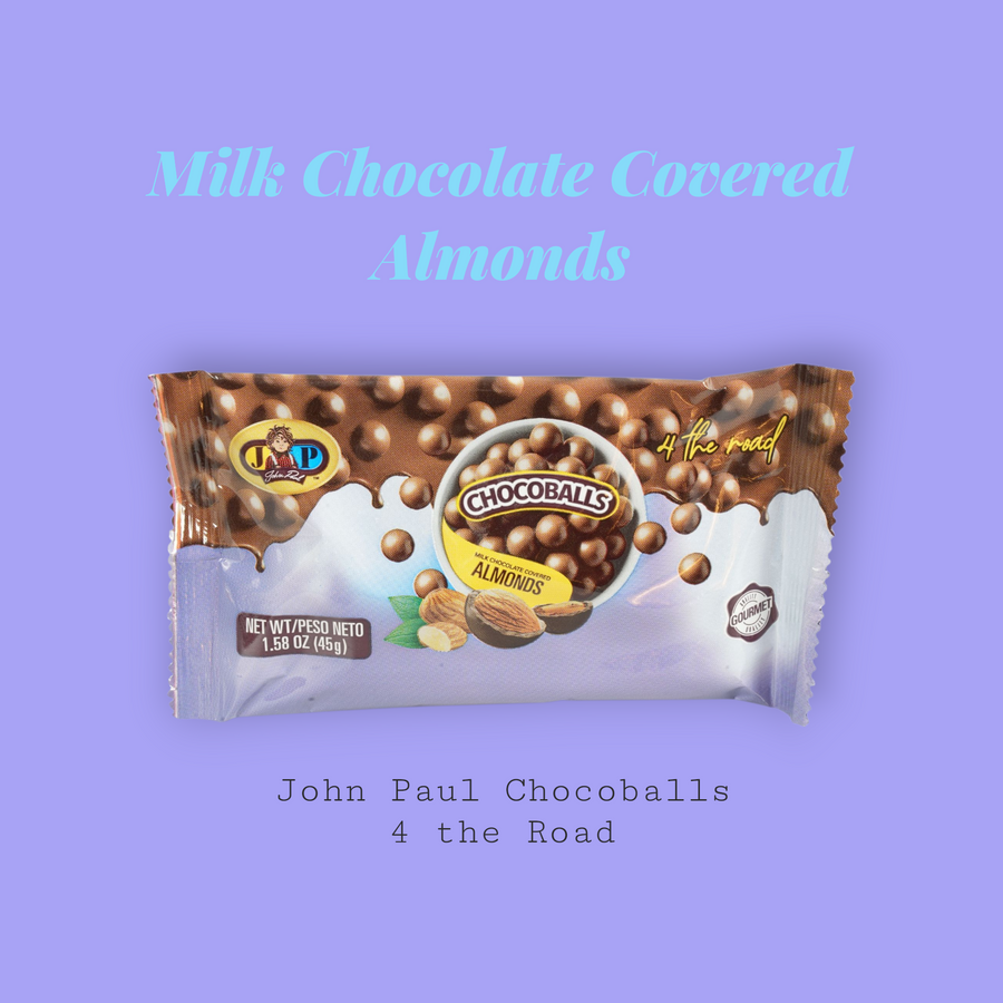 JP ChocoBalls Almond — Milk Chocolate · 4 the Road (Single Pouch)