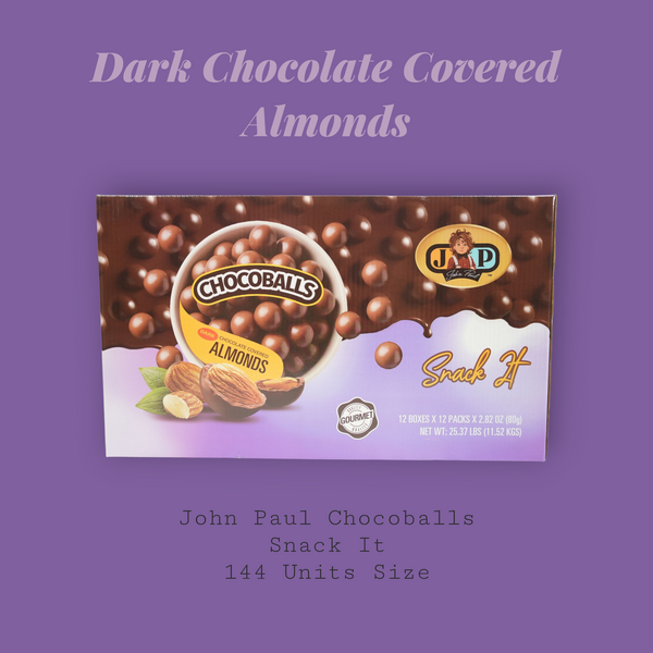 Wholesale - JP ChocoBalls  Almond - Dark Chocolate - Snack It
